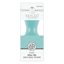 Spellbinders Wax Sealed - Mini 3D Wax Seal Stamp / Flower